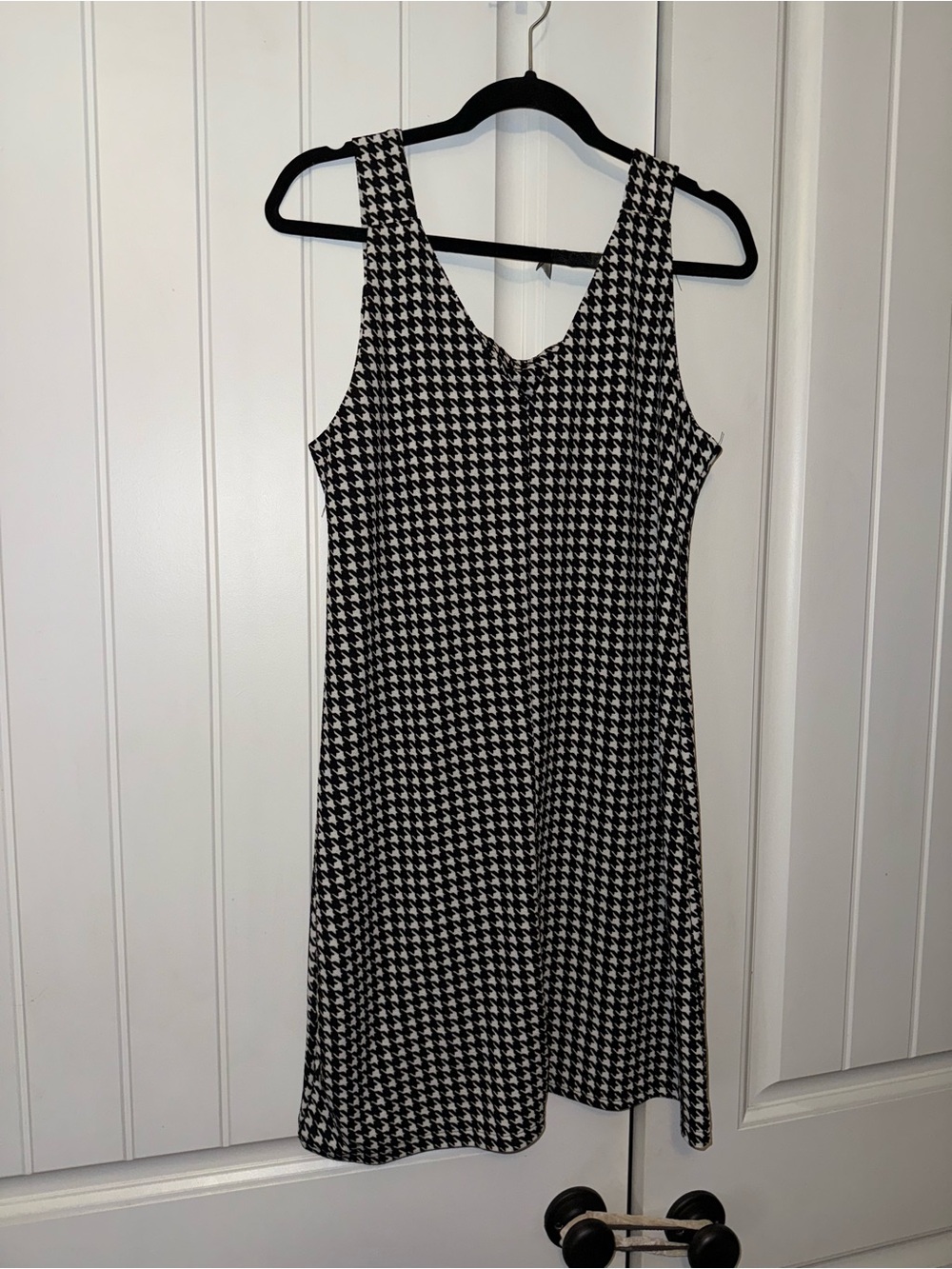 Houndstooth Print Dress